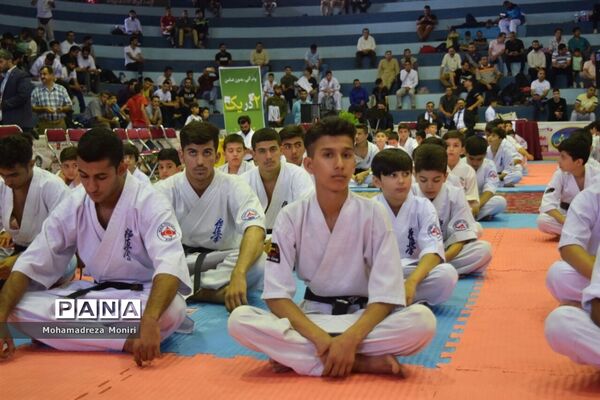 افتتاحیه چهارمین دوره مسابقات بین‌المللی کاراته کیوکوشین