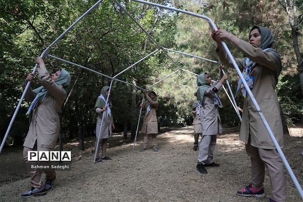 دومین روز از نهمین دوره اردوی ملی پیشتازان دختر-2