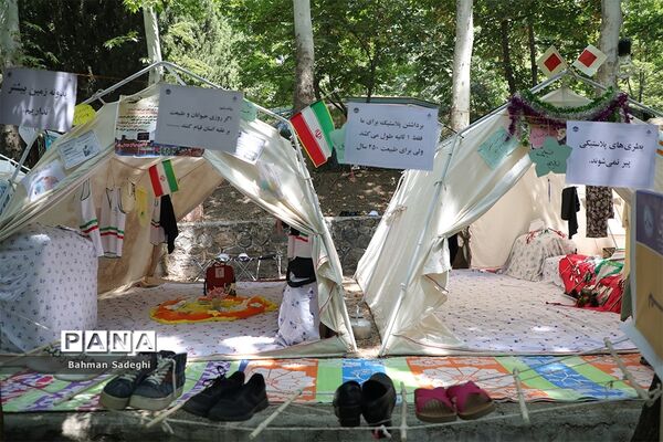 بازدید قائم مقام سازمان دانش آموزی از پخت غذا در نهمین دوره اردوی ملی پیشتازان دختر