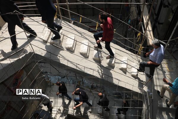 بازدید اعضای کانون مهندسین شهرقدس از پروژه درحال ساخت بیمارستان ۱۶۰ تختخوابی