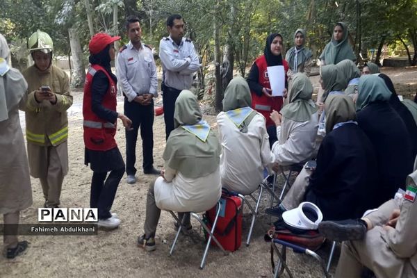 دومین روز حضور پیشتازان  دخترخوزستانی در اردوی ملی تهران  امرداد ۹۸