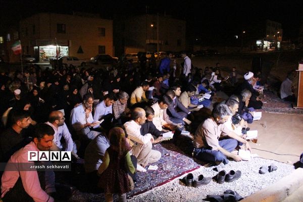 مراسم چهلم تشییع شهدای گمنام  در روستای چهکند