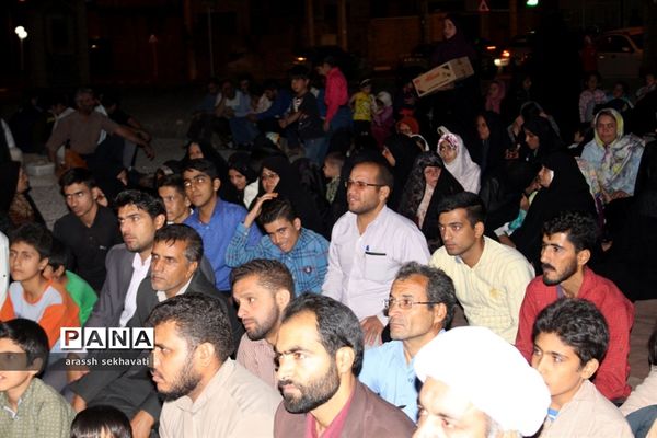 مراسم چهلم تشییع شهدای گمنام  در روستای چهکند