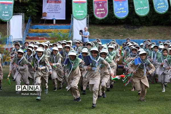 صبحگاه آخرین روز نهمین دوره اردوی ملی پیشتازان دختر