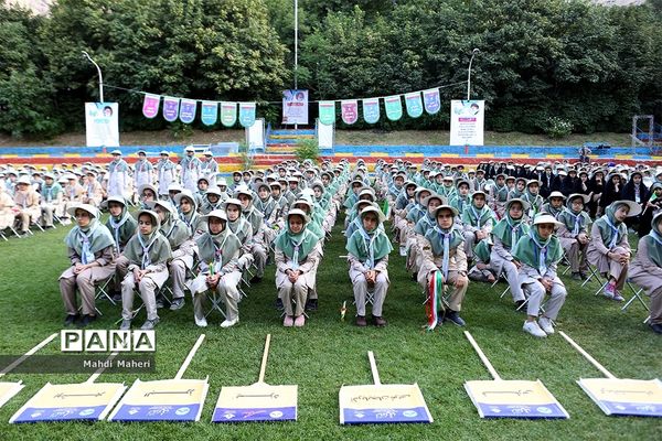 صبحگاه آخرین روز نهمین دوره اردوی ملی پیشتازان دختر