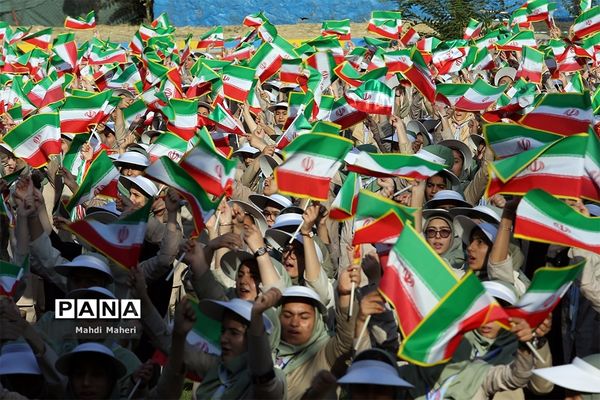 صبحگاه آخرین روز نهمین دوره اردوی ملی پیشتازان دختر