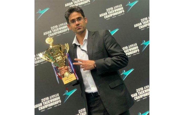 درخشش مربی کرمانشاهی در مسابقات تکواندو قهرمانی نوجوانان آسیا