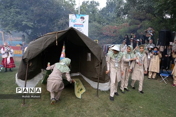 اختتامیه نهمین دوره اردوی ملی پیشتازان دختر