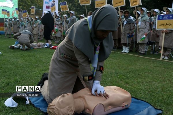 اختتامیه نهمین دوره اردوی مهارتی پیشتاز دختران