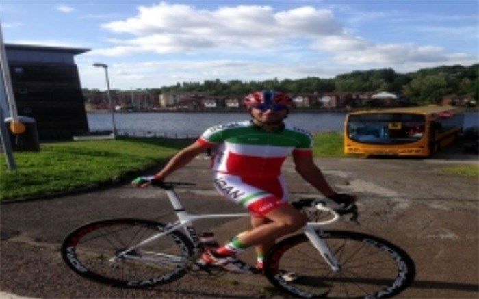 رکابزن یزدی تیم ملی ایران آماده رقابت در نیوکاسل انگلیس