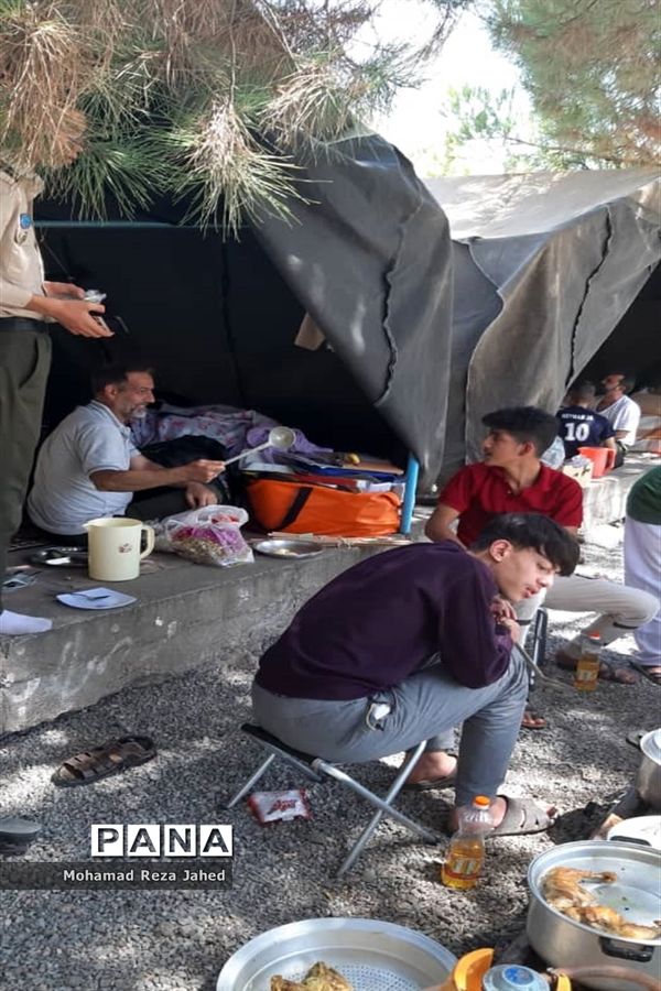 دومین روز حضور پیشتازان پسر خوزستان در نهمین دوره اردوی ملی نیشابور