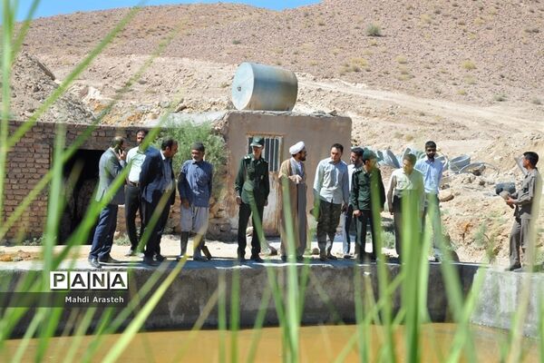 بازدید مسئولان از اردوی جهادی دانشجویان شهرستان خوسف