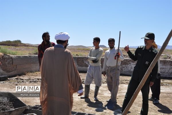 بازدید مسئولان از اردوی جهادی دانشجویان شهرستان خوسف