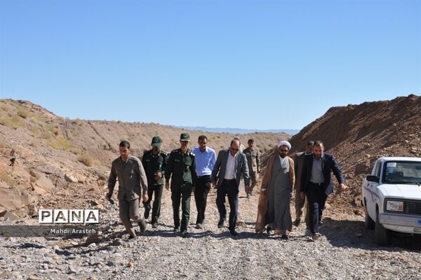 بازدید مسئولان از اردوی جهادی دانشجویان شهرستان خوسف