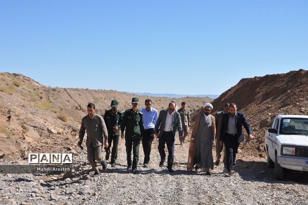 بازدید مسئولان از اردوی جهادی دانشجویان شهرستان خوسف