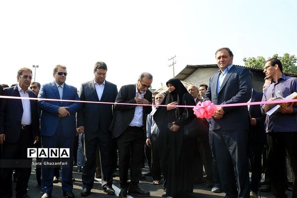 افتتاح پل شهید سید حسین آملی در ساری