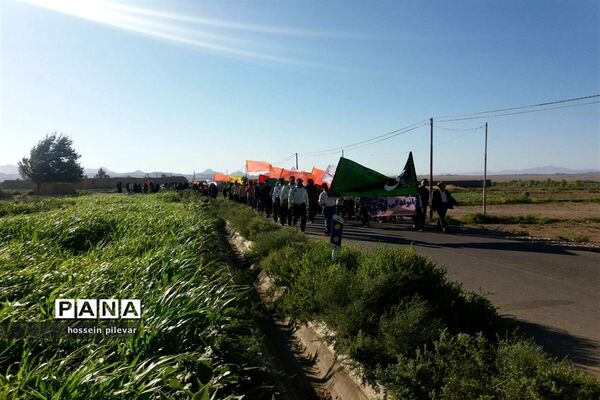 همایش پیاده‌روی خانوادگی و جشن ولایت علوی اکمال دین نبودی در جوار مزار امام زاده سید ابوالقاسم (ع) روستای نصرآباد