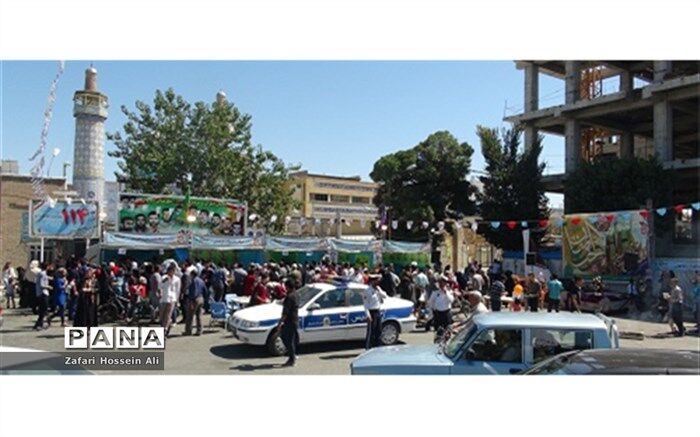 برپایی ایستگاه های صلواتی غدیردرشیروان