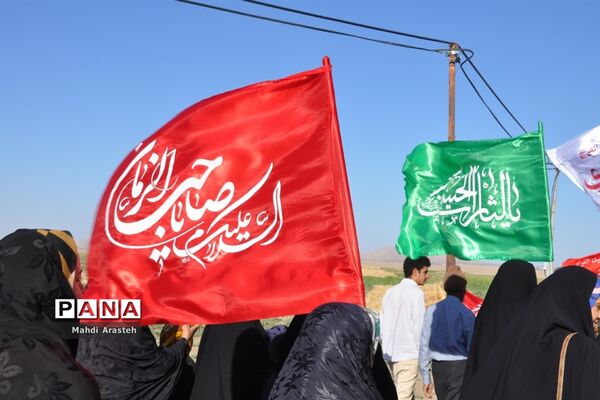 حرکت کاروان شادی غدیر در شهرستان خوسف