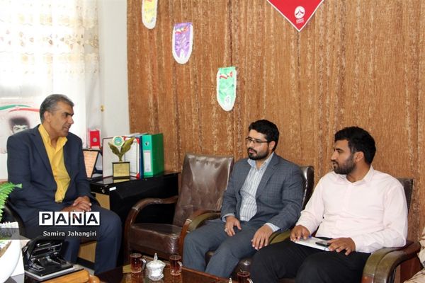 دیدار رئیس بسیج رسانه استان با مدیردانش‌آموزی  استان خراسان جنوبی
