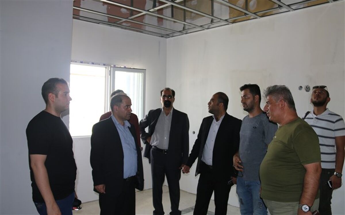 بازدید انجمن مهندسین شهرقدس از پروژه در حال ساخت بیمارستان ۱۶۰ تختخوابی
