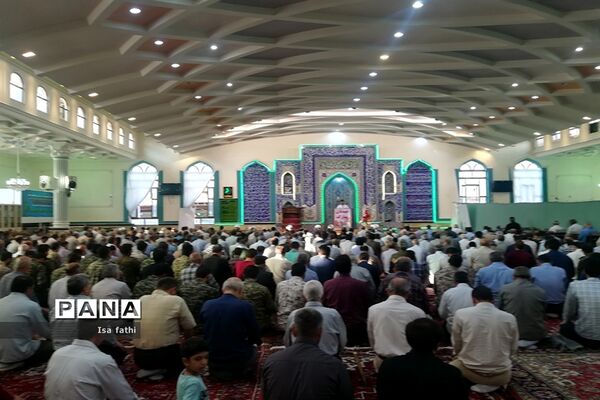 اقامه نماز عید قربان در مسجد جامع شهرستان آذرشهر