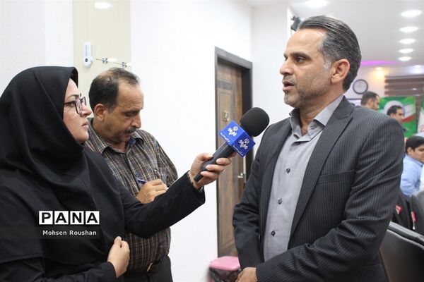 نشست شورای معاونان آموزش و پرورش استان بوشهر با خبرنگاران