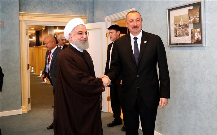 روحانی: روابط تهران- باکو دوستانه، بردارانه و روبه گسترش است