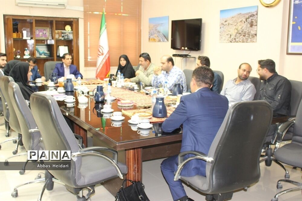 نشست خبری معاون سیاسی ،امنیتی و اجتماعی  استانداری بوشهر با مدیران خبرگزاری‌های استان بوشهر