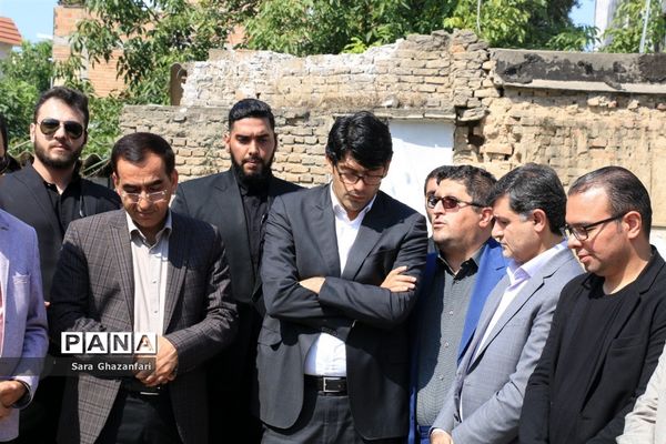 آیین کلنگ زنی خانه مطبوعات مازندران