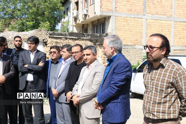 آیین کلنگ زنی خانه مطبوعات مازندران