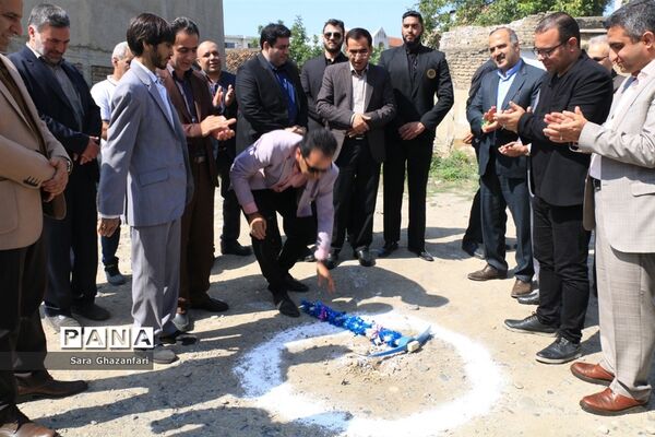 آیین کلنگ زنی خانه مطبوعات مازندران