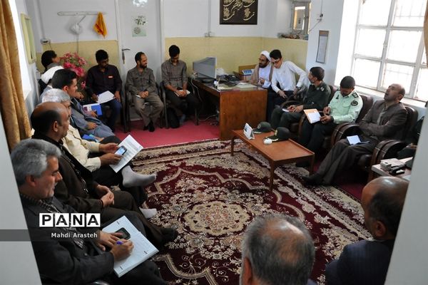 جلسه هماهنگی برگزاری برنامه‌های دهه ولایت در شهرستان خوسف خراسان جنوبی