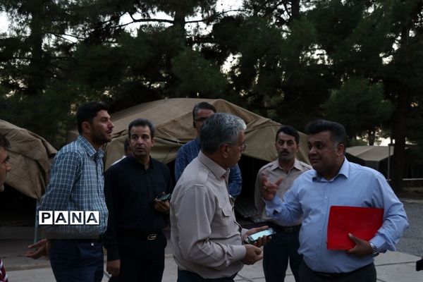 بازدید از فضای اردوگاه  شهید رجایی نیشابور جهت برگزاری اردوی ملی پیشتازان پسر