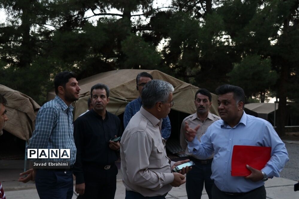 بازدید از فضای اردوگاه  شهید رجایی نیشابور جهت برگزاری اردوی ملی پیشتازان پسر