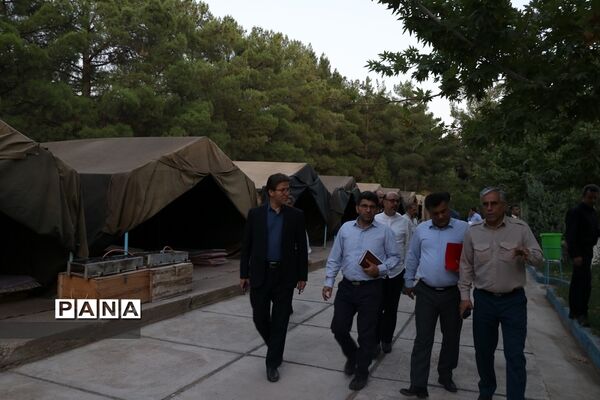 بازدید از فضای اردوگاه  شهید رجایی نیشابور جهت برگزاری اردوی ملی پیشتازان پسر