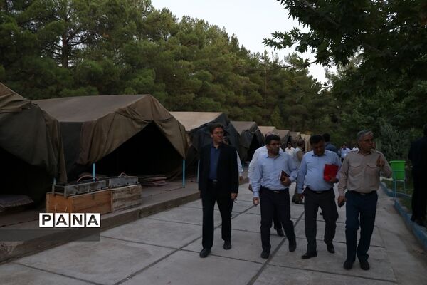 بازدید از فضای اردوگاه  شهید رجایی نیشابور جهت برگزاری اردوی ملی پیشتازان پسر