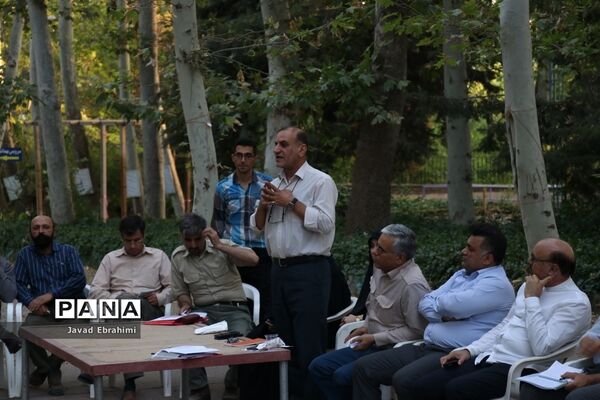 جلسه هماهنگی عوامل اجرایی اردوی ملی پیشتازان پسر در اردوگاه شهید رجایی باغرود نیشابور
