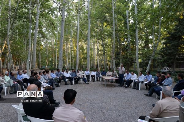 جلسه هماهنگی عوامل اجرایی اردوی ملی پیشتازان پسر در اردوگاه شهید رجایی باغرود نیشابور