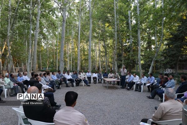 جلسه هماهنگی عوامل اجرایی اردوی ملی پیشتازان پسر در اردوگاه شهید رجایی باغرود نیشابور
