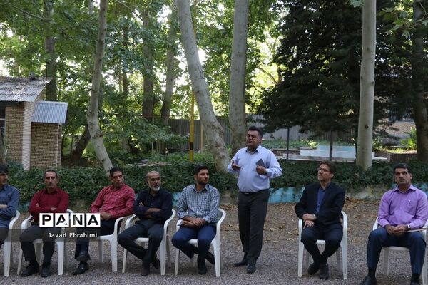 جلسه هماهنگی عوامل اجرایی اردوی ملی پیشتازان پسر در اردوگاه شهید رجایی باغرود نیشابور