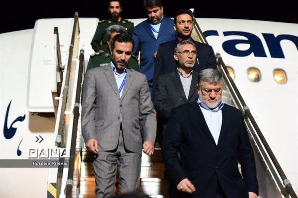 مراسم استقبال از ورود اولین کاروان حجاج بیت الله الحرام به  خراسان جنوبی