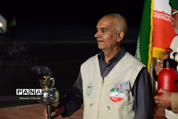 مراسم استقبال از ورود اولین کاروان حجاج بیت الله الحرام به  خراسان جنوبی