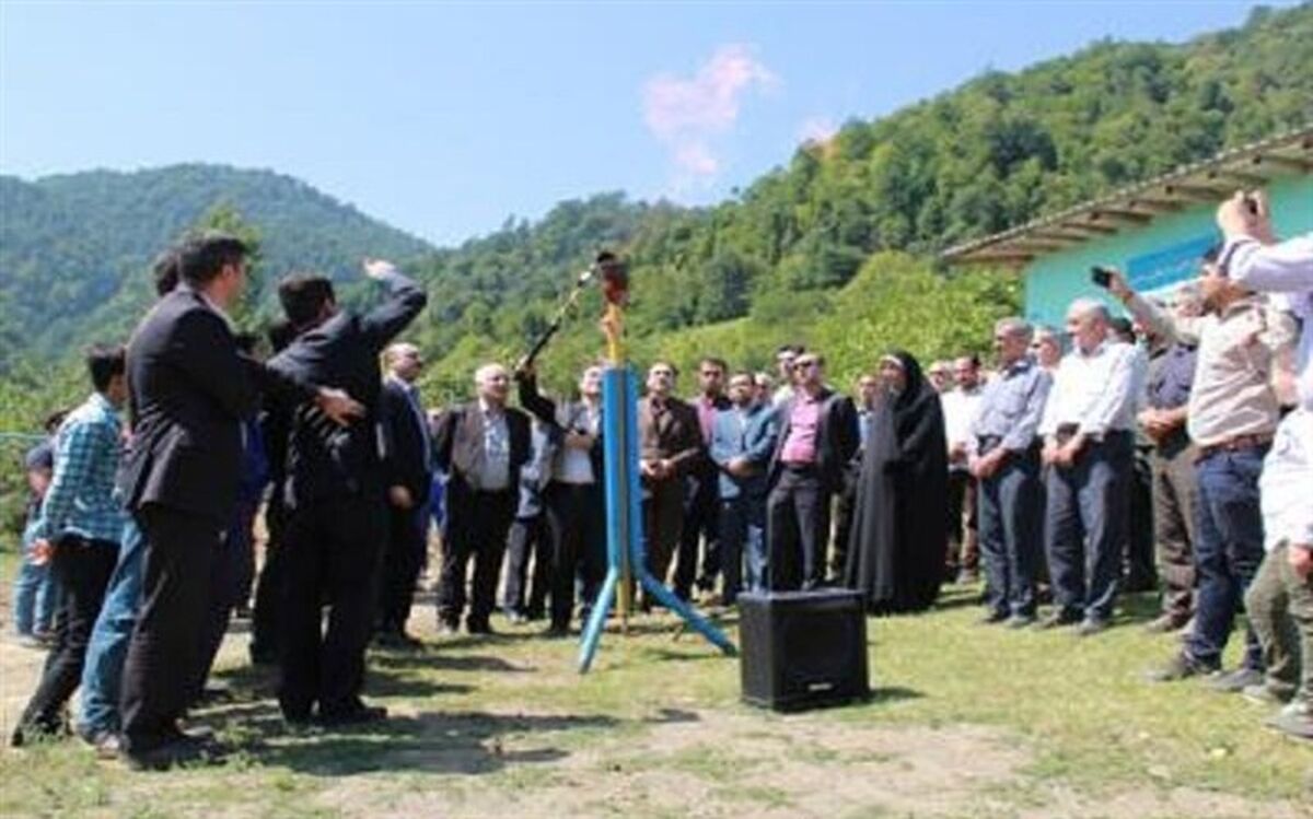 مشعل های گاز در پنج روستای تالش روشن شد