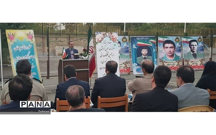 کلنگ زنی مدرسه شهید تیموری منطقه 1