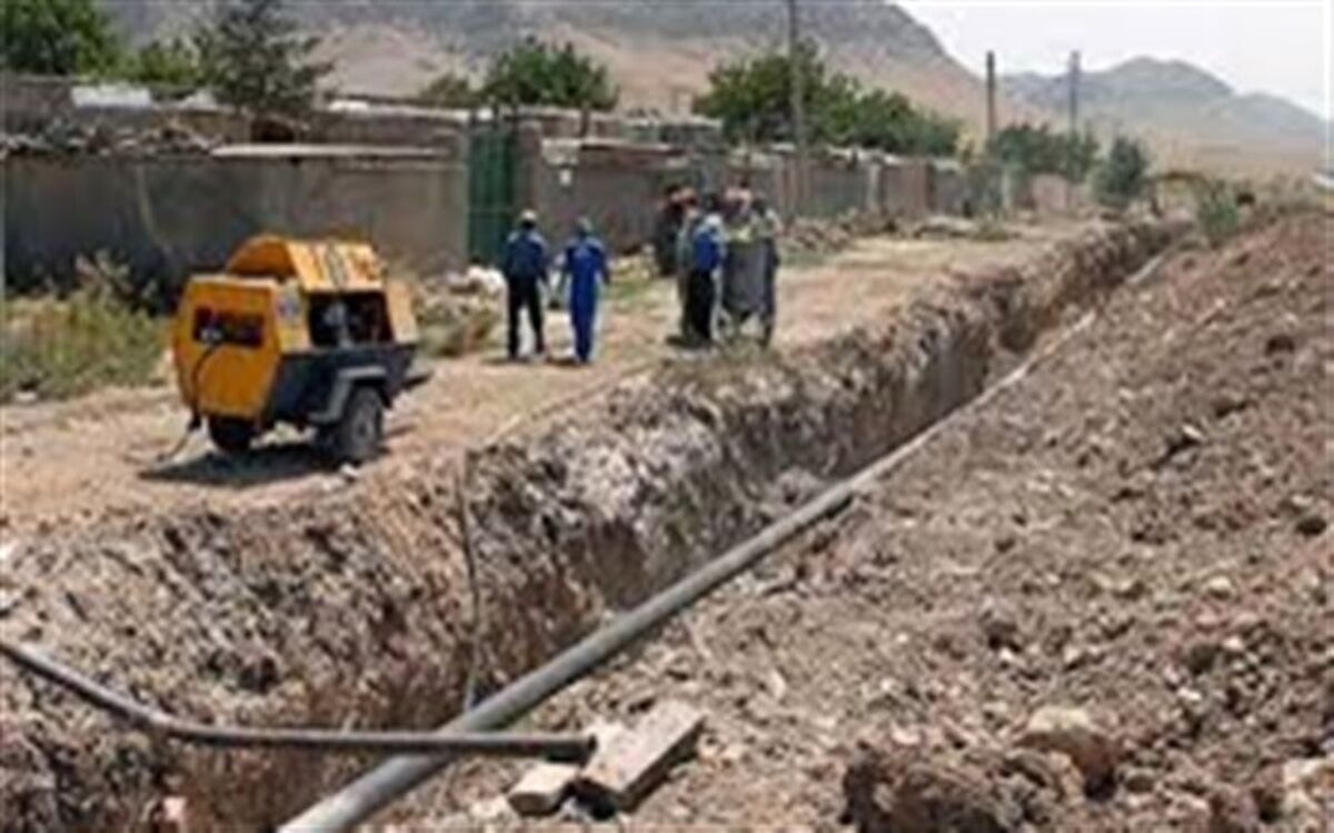 گازرسانی به ۱۳ روستای بوکان کلید خورد