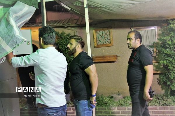 برپایی خیمه‌های عزای سیدالشهدا(ع)