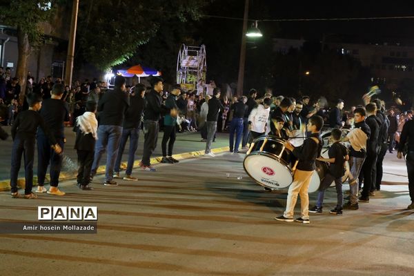 عزاداری شب سوم محرم در خیابان‌های ارومیه