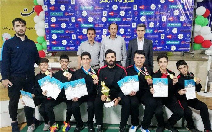 قهرمانی تیم بدمینتون کرمانشاه در دومین المپیاد استعدادهای برتر ورزشی کشور