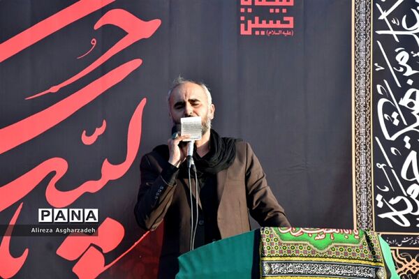 دسته‌روی عزاداران حسینی در امامزاده ابراهیم(ع) بابلسر